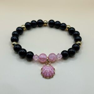 Handmade Sirens Blush Bracelet (Stretchy)